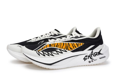 Li Ning Feidian 4 Challenger Running Shoes Unisex Low Top Black/White/Orange