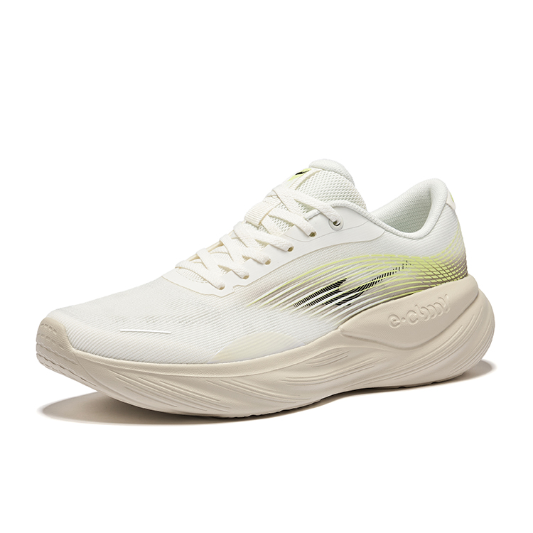 Erke Running Shoes Men’s Low Top Microcrystal White Wheat Seedling Green
