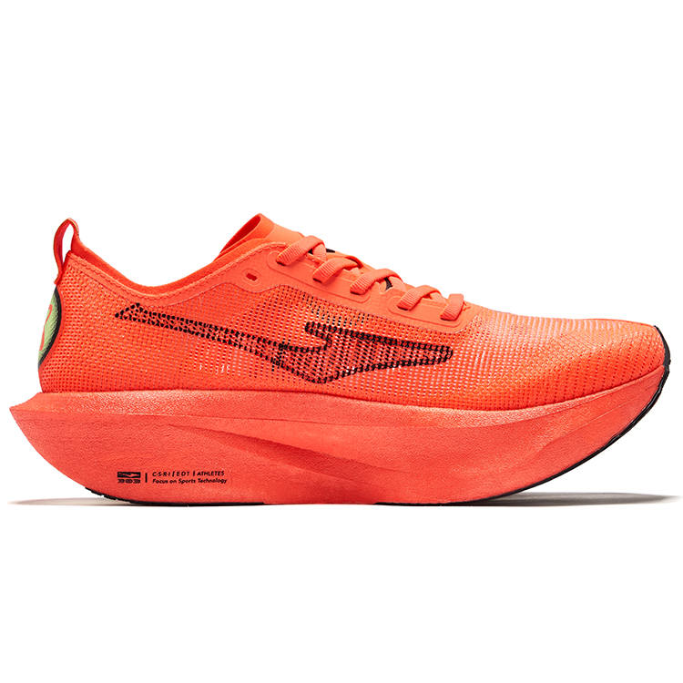 Erke Blue World 3.0 Running Shoes Men’s Low Top Neon Coral Red