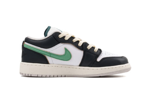 Jordan Air Jordan 1 Cushioning, Wear Resistant Low top Vintage Basketball Shoes Unisex Black