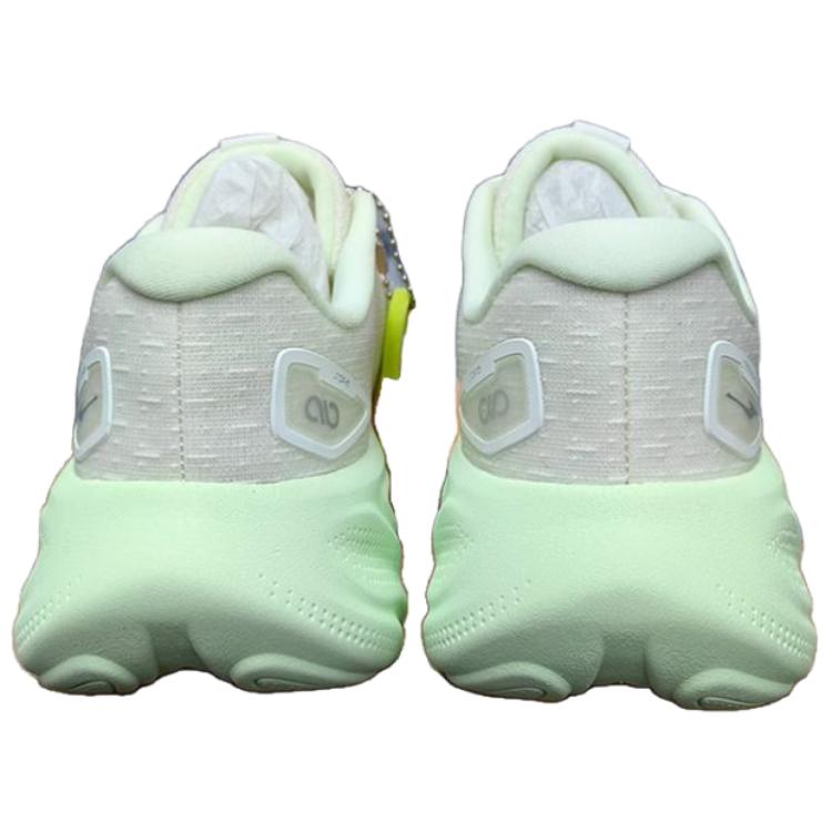Erke Abrasion Resistant Breathable Low top Casual Running Shoes Unisex White Green