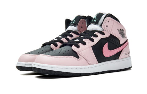 Jordan Air Jordan 1 Abrasion Resistant Low top Vintage Basketball Shoes Women’s Black Pink