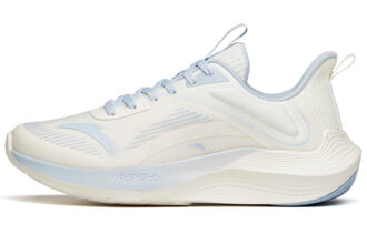 Anta DuCi1 Comfortable Cushioning Slip Resistant Abrasion Resistant Low top Running Shoes Women's White Blue