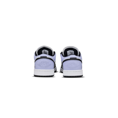 Jordan Air Jordan 1 Abrasion Resistant Low top Vintage Basketball Shoes Unisex Black Purple Blue