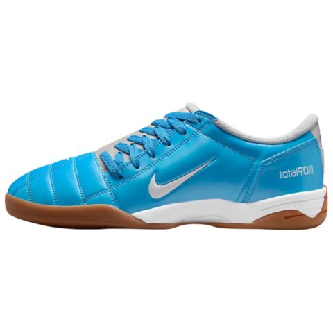 Nike Total 90 IIl Synthetic Leather Slip Resistant Abrasion Resistant Soccer Shoes Unisex University Blue