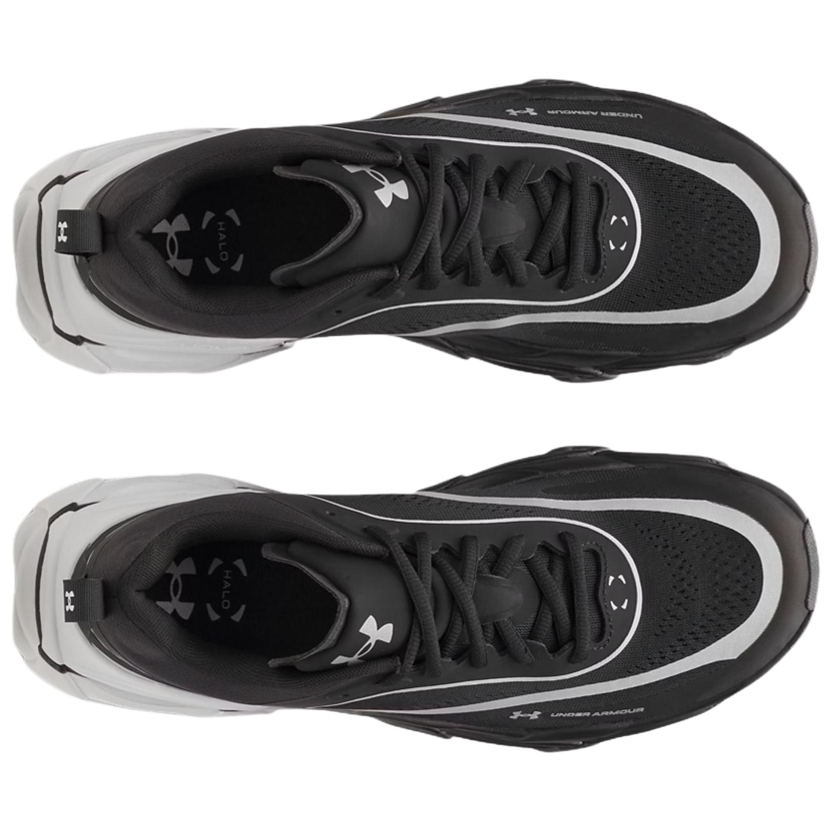 Under Armour Halo Racer Support Rebound Running Shoes Men’s Black White