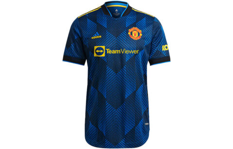Adidas Manchester United Soccer Jersey Men’s Blue