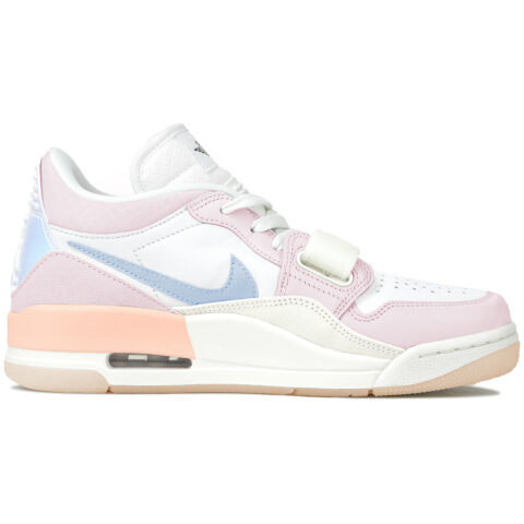 Jordan Legacy 312 Low WMNS CNY Slip Resistant Abrasion Resistant Mid top Vintage Basketball Shoes Unisex Pink