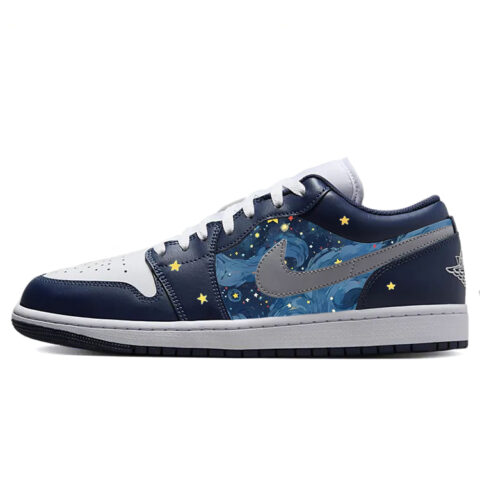 Jordan Air Jordan 1 Vintage Basketball Shoes Women’s Low Top Blue/White