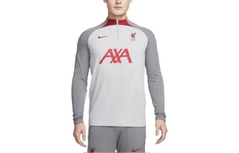 Nike Liverpool F.C. Strike Elite Soccer Jersey Liverpool Soccer Ball Club Men’s Smoke Gray