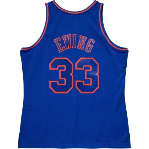 Mitchell Ness Basketball Jerseys Unisex Blue Moderate Other