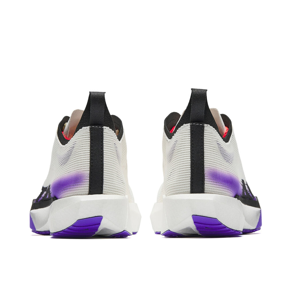 Anta Cushioning Abrasion Resistant Low top Nitrogen Technology Racing Running Shoes Men’s White Black Purple