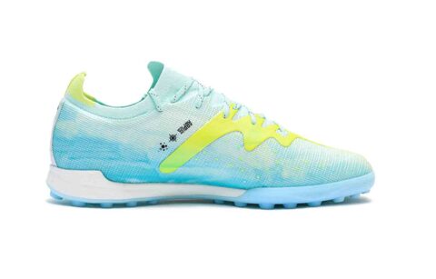 KELME Lightning 3.0 TF Turf Slip Resistant Abrasion Resistant Soccer Shoes Men’s Light Aqua Green