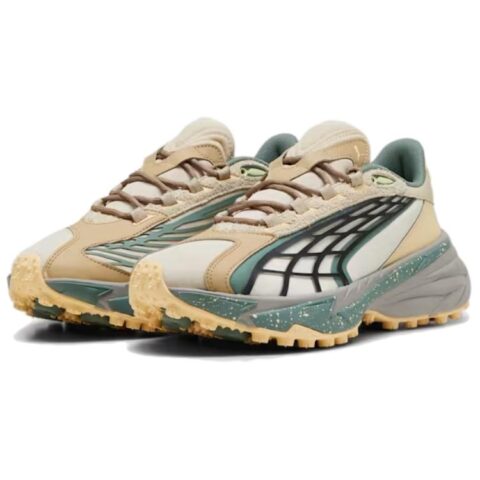 PUMA Spire Slip Resistant Abrasion Resistant Low top Running Shoes Unisex Gray White