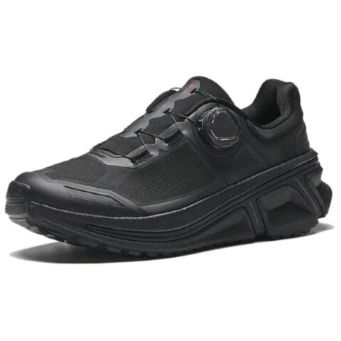 Anta Cushioning Slip Resistant Abrasion Resistant Low top Trail Running Shoes Men’s Basic Black