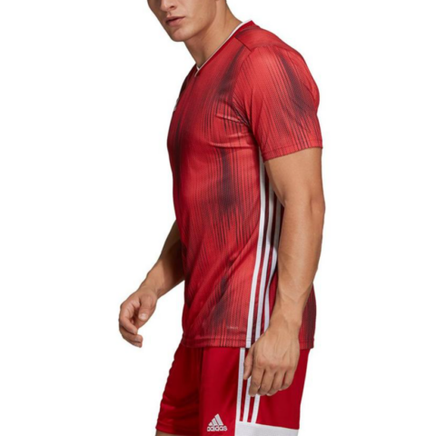 Adidas Soccer Jerseys Men’s Red Moderate Straight Fit