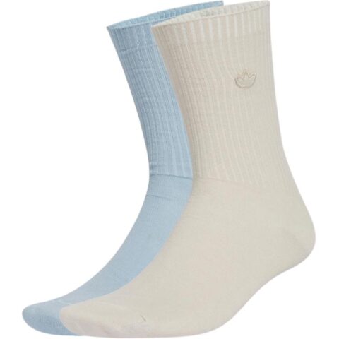 Adidas Originals Premium Essentials Ankle Socks Unisex 2 Pack Blue/Bauxite Brown