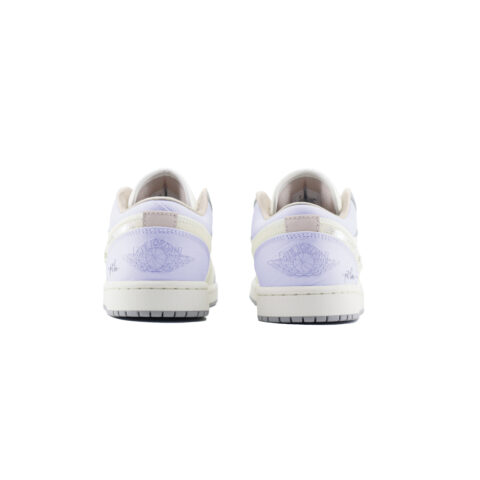 Jordan Air Jordan 1 Creative Art Abrasion Resistant Abrasion Resistant Low top Vintage Basketball Shoes Women’s