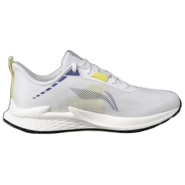 Li Ning Slip Resistant Abrasion Resistant Slip Resistant Abrasion Resistant Low top Running Shoes Men’s Gray Yellow