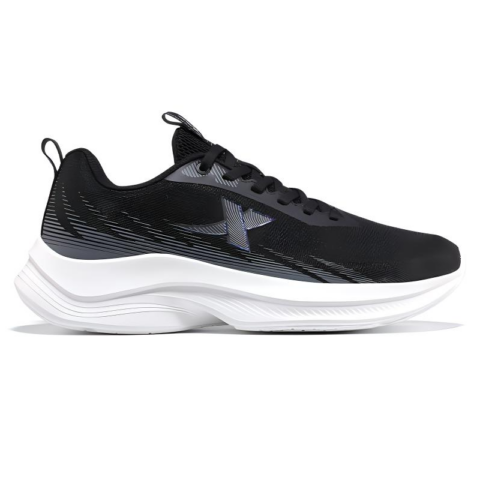 XTEP Slip Resistant Abrasion Resistant Low top Casual Running Shoes Men’s Black