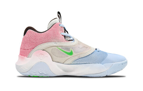 Nike KD Trey 5 X Dream Blue Pink Slip Resistant Abrasion Resistant Low top Basketball Shoes Men’s Blue Pink
