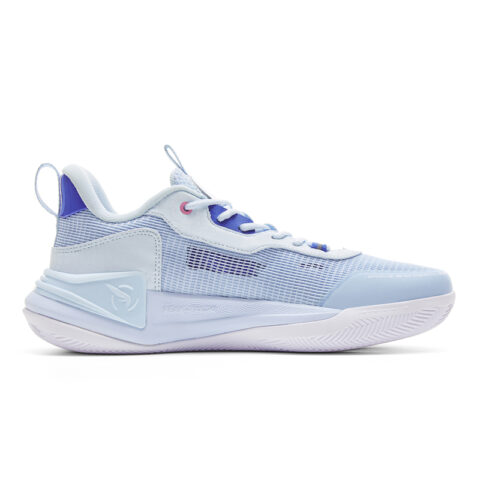 PEAK Slip Resistant, Abrasion Resistant, Breathable Low Top Basketball Shoes Men’s Light Blue