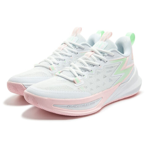 361° Mesh Slip Resistant, Abrasion Resistant, Breathable, Lightweight Low top Basketball Shoes Men’s Heart Pink