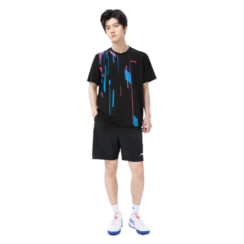Li Ning Badminton Jerseys Unisex Crew Neck Thin
