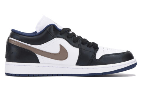 Jordan Air Jordan 1 Cushioning Slip Resistant Abrasion Resistant Low top Vintage Basketball Shoes Women’s Steel Blue