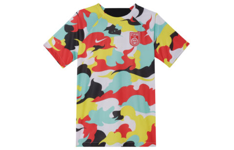 Nike Soccer Jerseys Men’s Azure Yellow Moderate Straight Fit