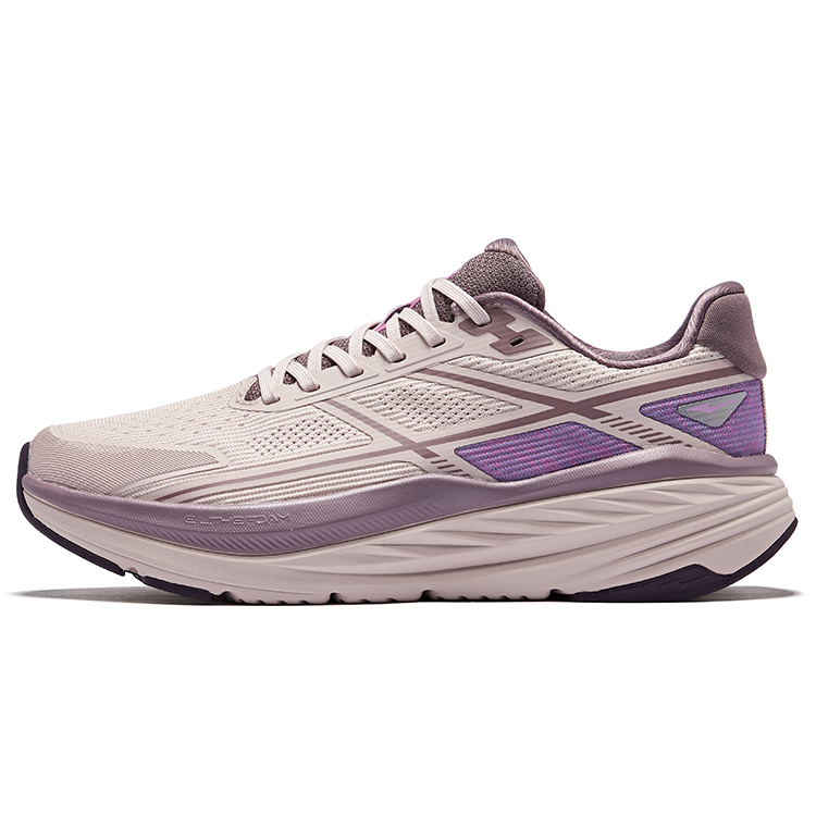 Erke Cushioning Slip Resistant Breathable Low top Casual Running Shoes Women’s Yam Gray Dusty Purple
