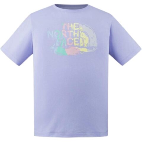 THE NORTH FACE Quick Dry T Shirts Unisex Blue Purple