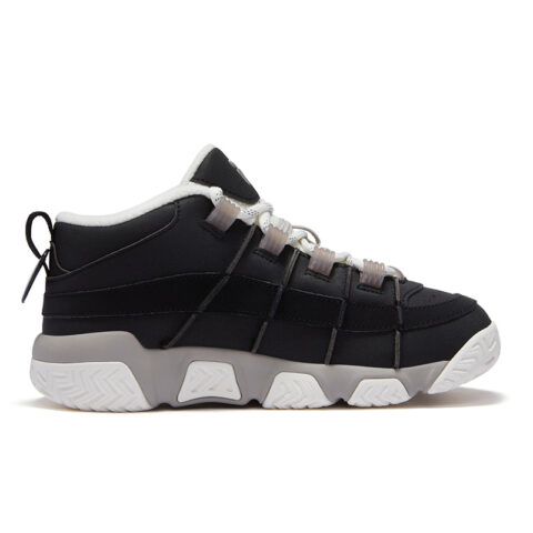 FILA FUSION BUSTER Puffy Shoes Abrasion Resistant Mid top Vintage Basketball Shoes Women’s Black White