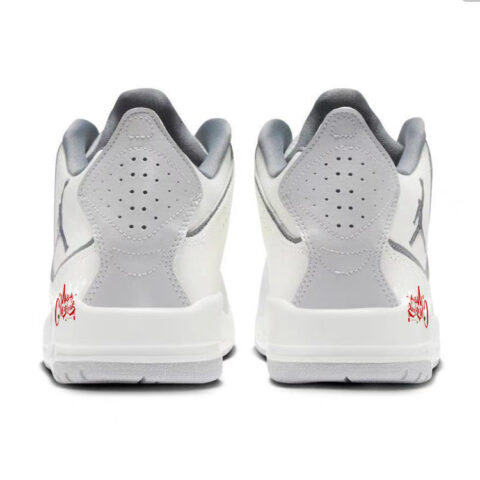Jordan Courtside 23 Slip Resistant, Abrasion Resistant, Lightweight Mid top Vintage Basketball Shoes Men’s Gray