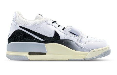 Jordan Legacy 312 Slip Resistant Abrasion Resistant Low top Vintage Basketball Shoes Men’s Black White Gray