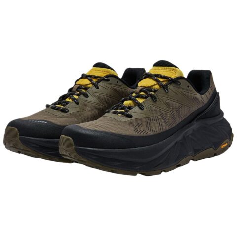 Saucony TRIGON ULTRA Speed Waterproof Rebound Running Shoes Unisex Green Black