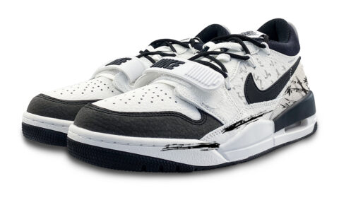 Jordan Legacy 312 Abrasion Resistant Low top Vintage Basketball Shoes Men’s Black White