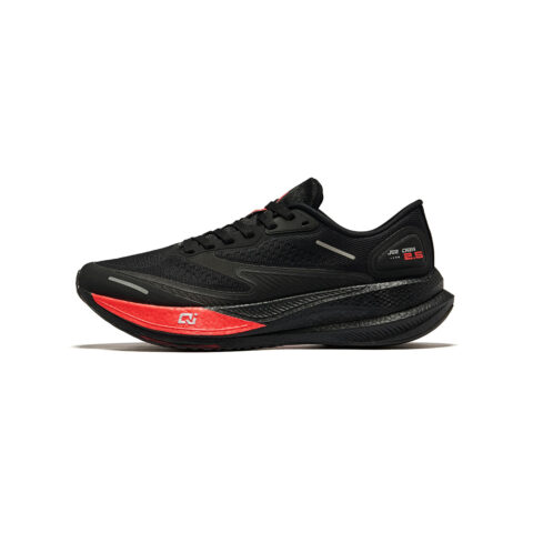 Erke Dust Free 2.0 Cushioning Abrasion Resistant Lightweight Low top Running Shoes Men’s Black Red