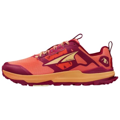 Altra Slip Resistant Abrasion Resistant Low top Running Shoes Women's Red Orange