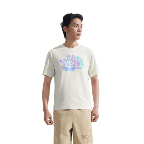 THE NORTH FACE Quick Dry T Shirts Unisex Dune White
