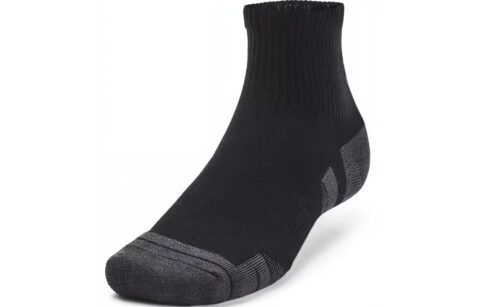 Under Armour Performance Tech Ankle Socks Unisex 3 Pack Black