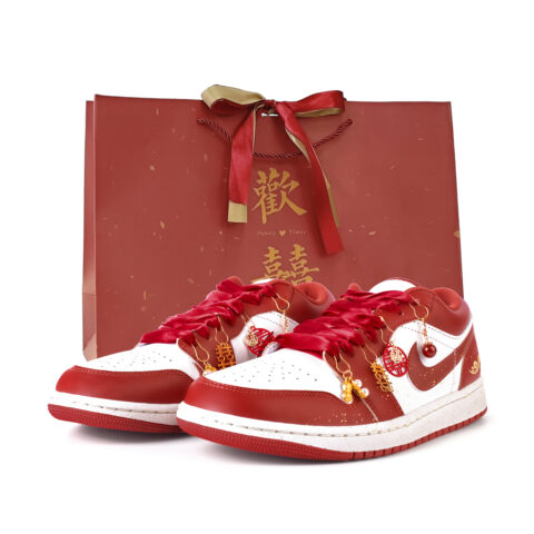 Jordan Air Jordan 1 Vintage Basketball Shoes Men’s Low Top Red/White