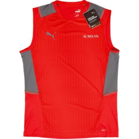 PUMA AC Milan Puma Training Vest Soccer Jersey Unisex Red