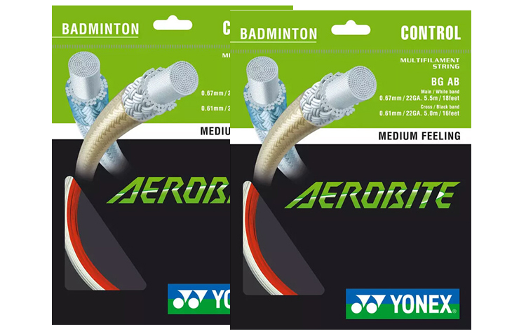 YONEX Badminton Racket Strings Vertical Line 0.67mm Horizontal Line 0.61mm String Gauge 23 None Lbs String Tension