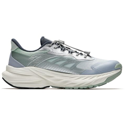 Anta Slip Resistant Abrasion Resistant Low top Trail Running Shoes Men’s Gray Blue Green