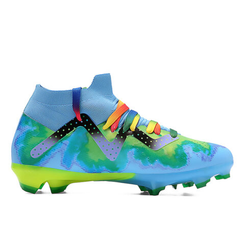 ATAY Cushioning Abrasion Resistant Cushioning, Wear Resistant Soccer Shoes Unisex Blue