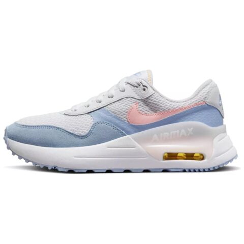 Nike Air Max System Low top Casual Running Shoes Women’s White Blue Pink