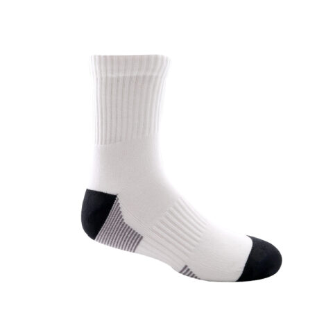 YONEX Crew Socks Men’s 1 Pack/2 Pack/3 Pack White Black/White