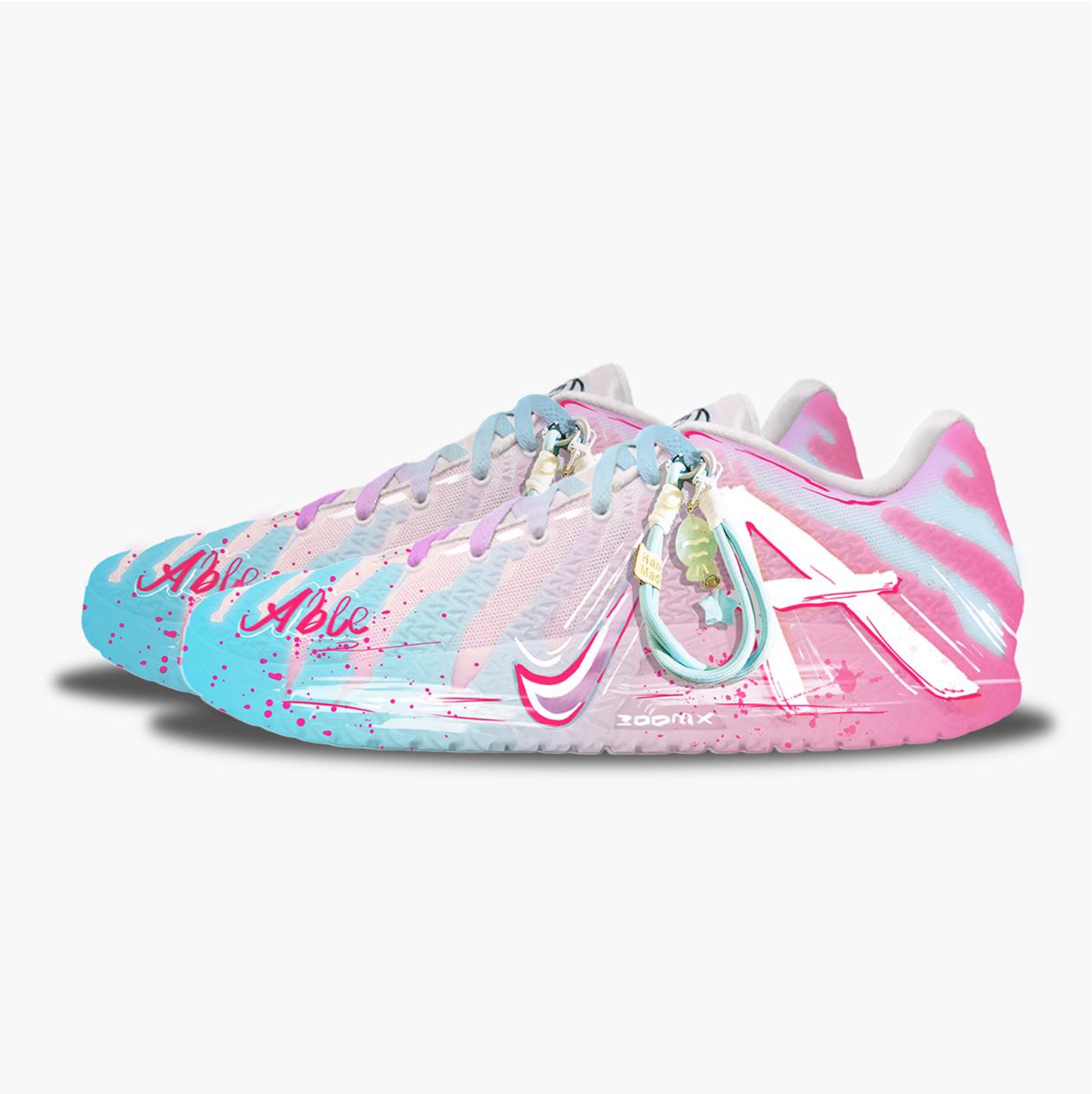 Nike Ja Morant 3 Colorful Ink Flow Cushioning Abrasion Resistant Cushioning, Wear Resistant Low top Basketball Shoes