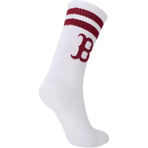 MLB Boston Red Sox Crew Socks Unisex 1 Pack Burgundy